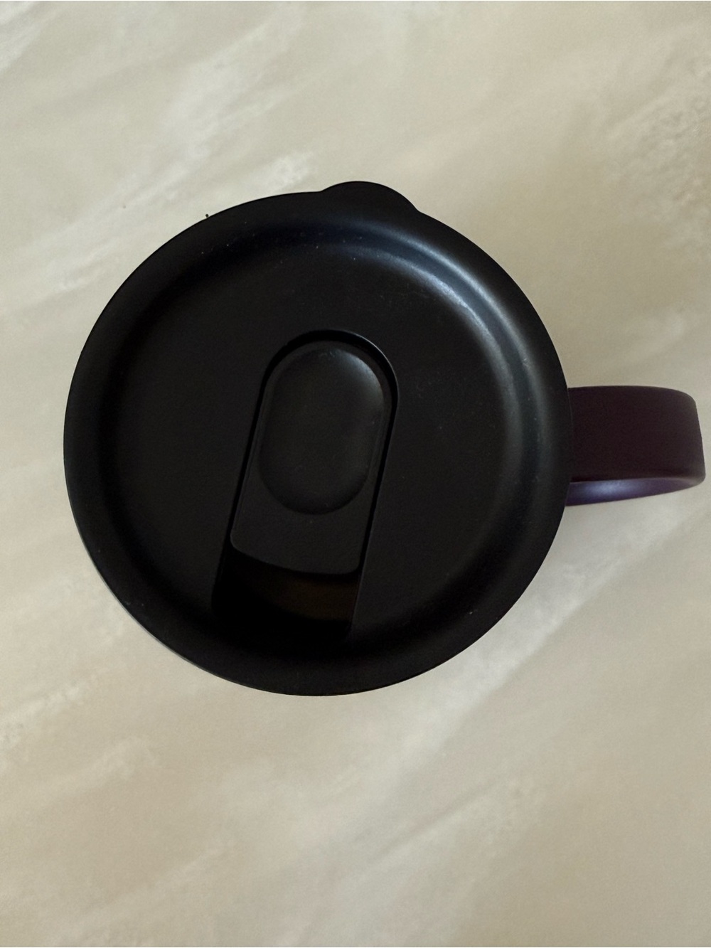 Hydro Flask Deep Plum Travel Mug with Handle - Picture 3 of 3